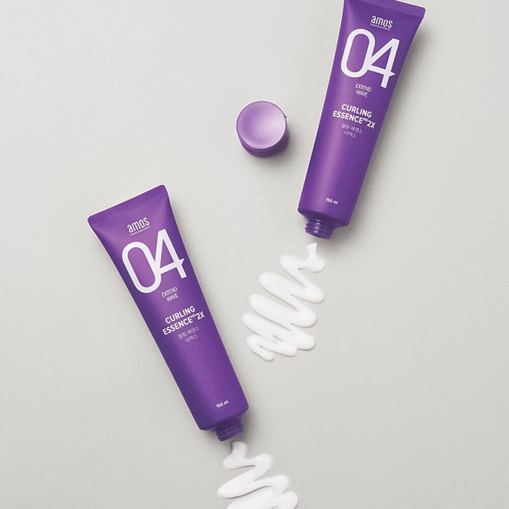Кремовая эссенция для укладки кудрявых волос Amos Professional Curling Essence 2X