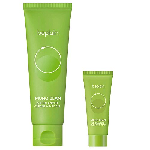 Балансирующая пенка для глубокого очищения beplain Mung Bean pH-Balanced Cleansing Foam