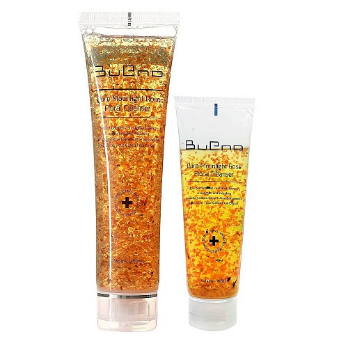 Цветочный гель для умывания с лепестками роз Bueno Pure Moonlight Rose Floral Cleanser