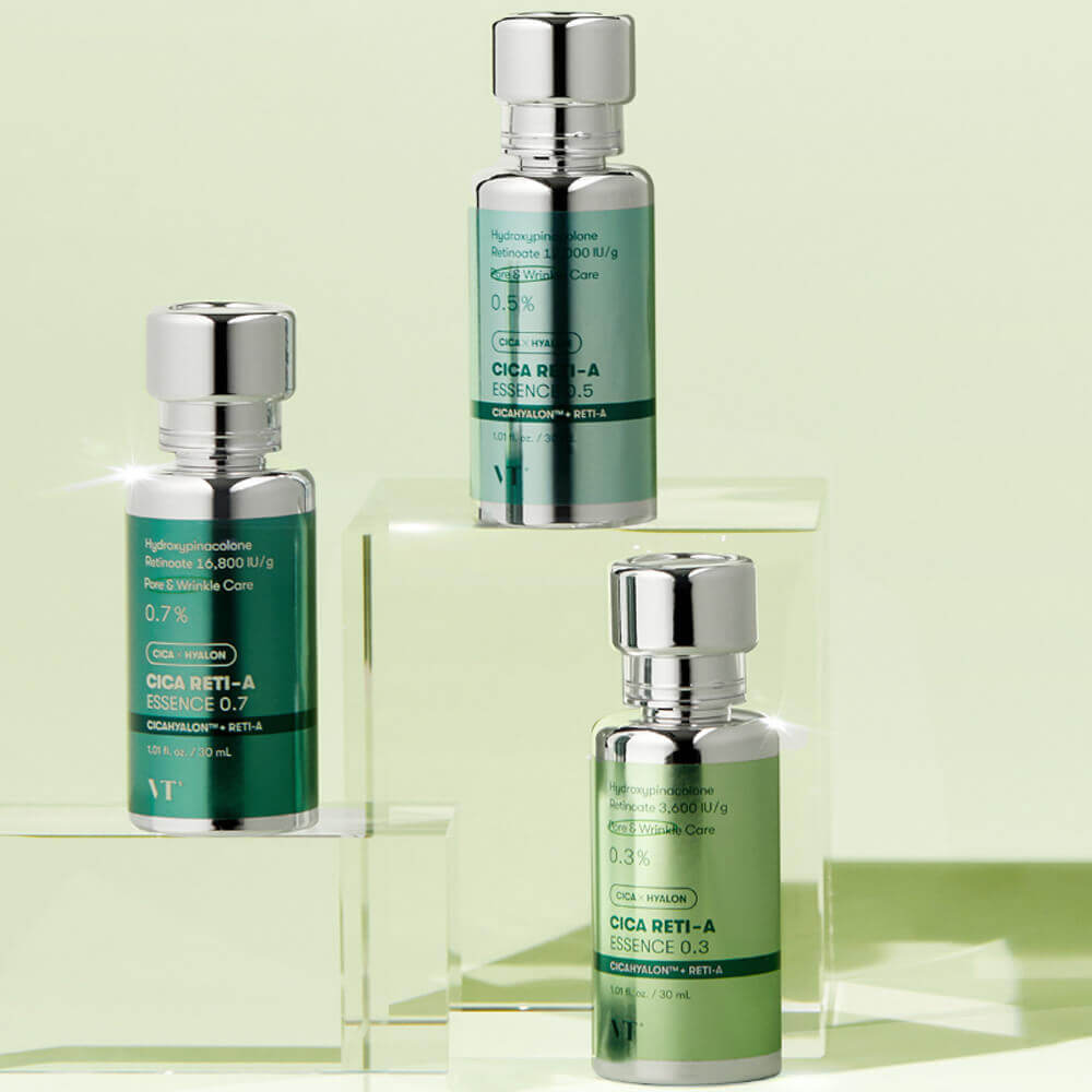 Интенсивная бустер-эссенция с ретинолом и центеллой VT Cosmetics Cica Reti-A Essence 0.5