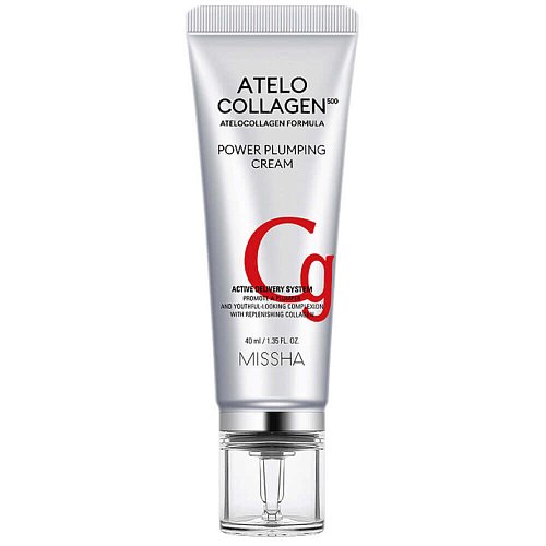 Капсульный лифтинг-крем с ателоколлагеном Missha Atelo Collagen500 Power Plumping Cream