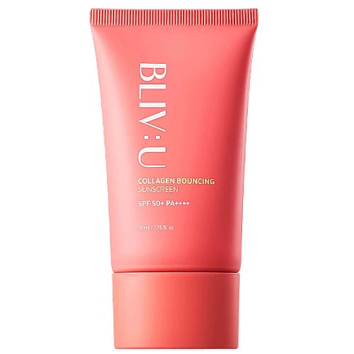 Коллагеновый солнцезащитный крем с пептидами BLIV:U Collagen Bouncing Sunscreen SPF50+PA++++