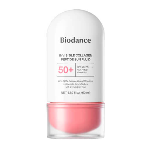 Солнцезащитный флюид с пептидами Biodance Invisible Collagen Peptide Sun Fluid SPF50+ PA++++