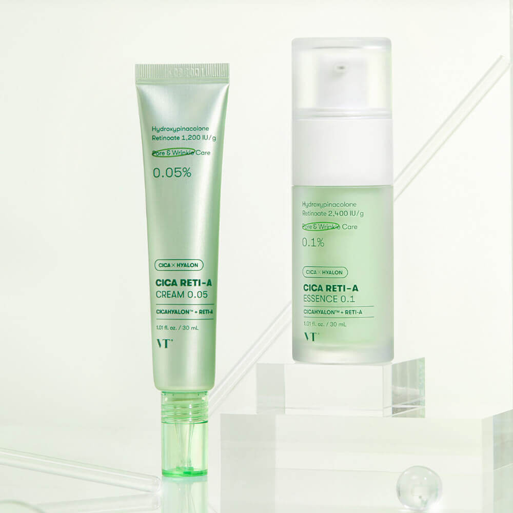 Лёгкая бустер-эссенция с ретинолом и центеллой VT Cosmetics Cica Reti-A Essence 0.1