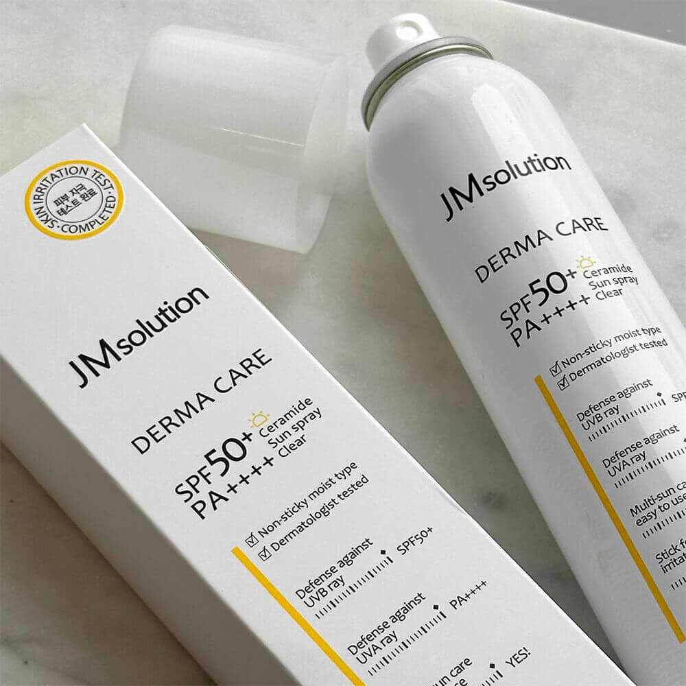 Лёгкий солнцезащитный спрей с церамидами JMsolution Derma Care Sun Ceramide Spray SPF 50+ PA++++