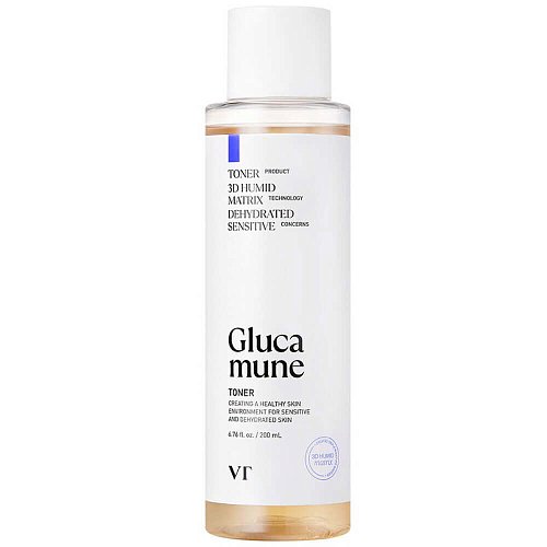 Тонер для глубокого увлажнения с грибом тремелла VT Cosmetics Glucamune Toner