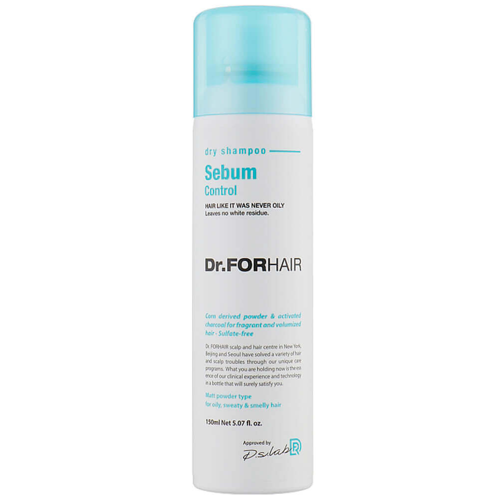 

Сухой шампунь от жирности у корней волос Dr.Forhair Sebum Dry Shampoo