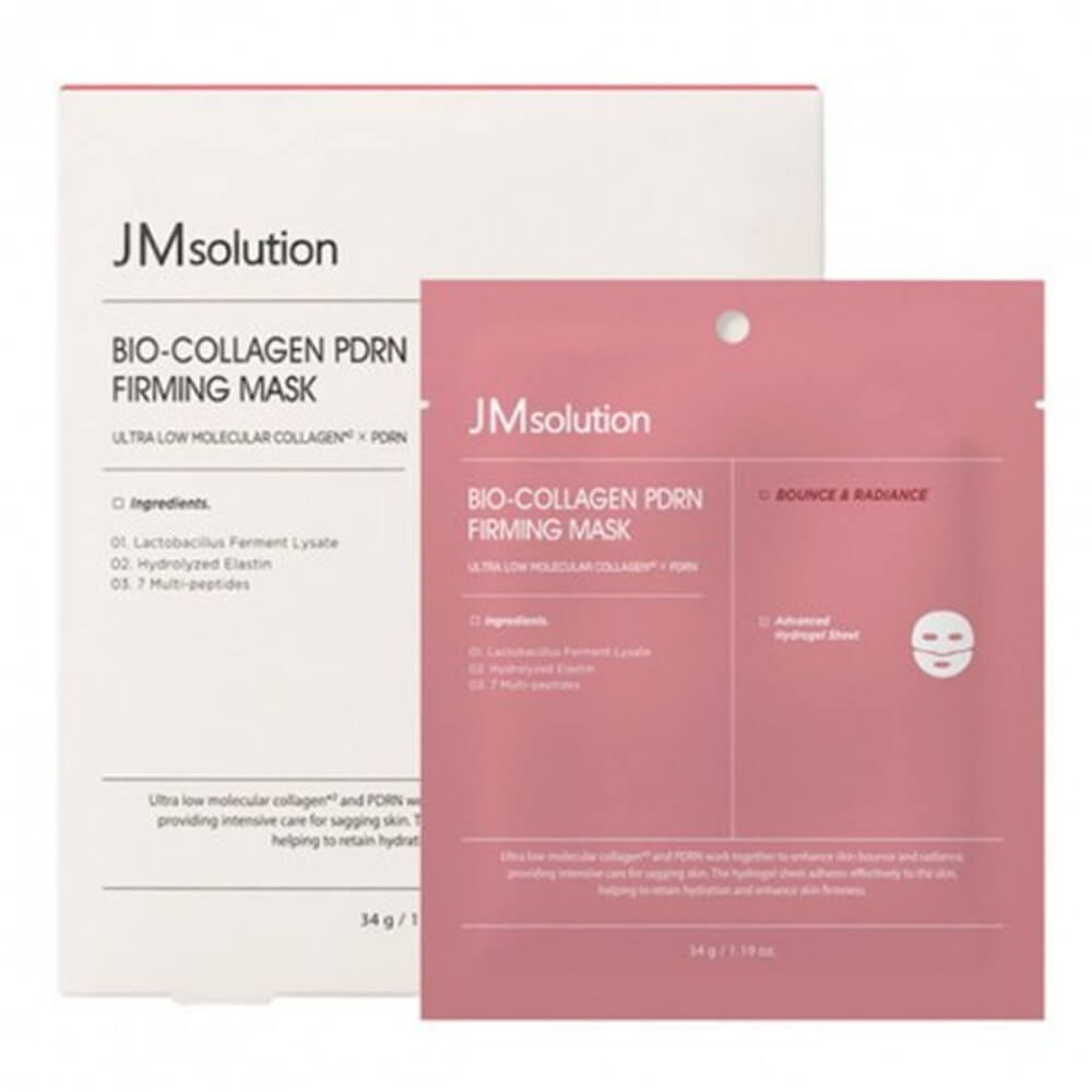 КОРОБКА Тающая гидрогелевая маска с коллагеном и ПДРН JMsolution Bio-Collagen PDRN Firming Mask