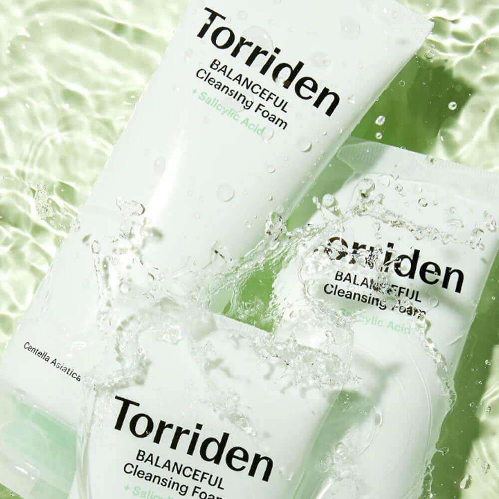 Пенка для очищения пор с салициловой кислотой Torriden Balanceful Cica Pore Cleansing Foam
