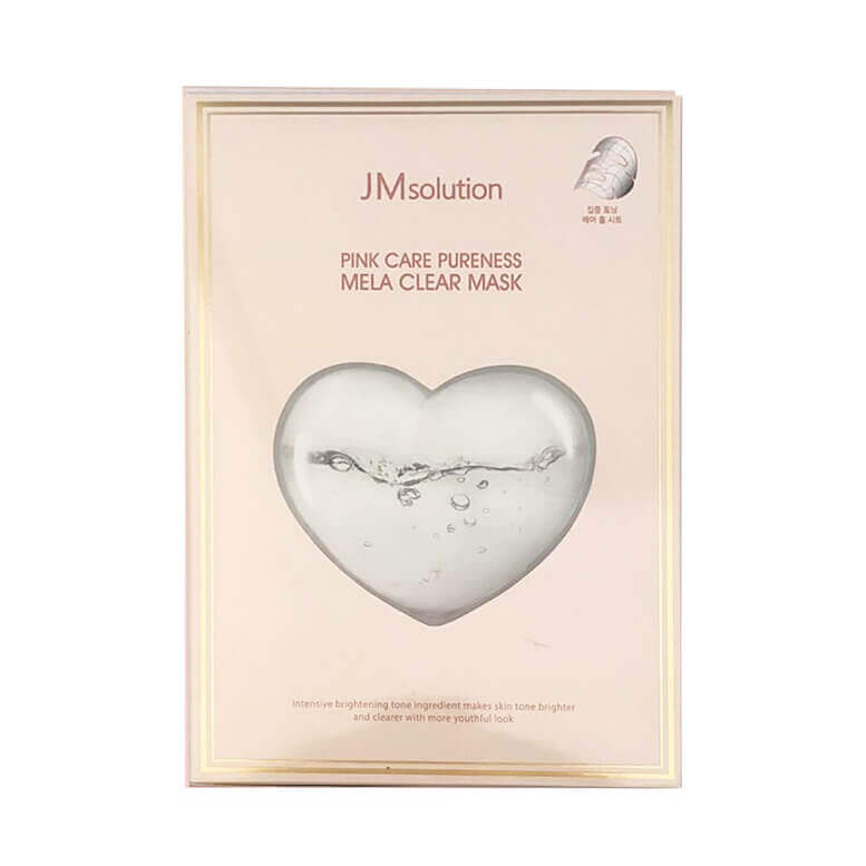 

Тканевая маска для сияния с транексамовой кислотой JMsolution Pink Care Pureness Mela Clear Mask