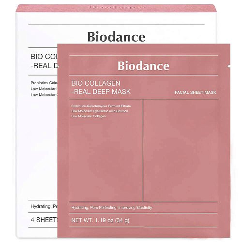 Ночная гидрогелевая маска с коллагеном для эластичности кожи Biodance Bio-Collagen Real Deep Mask