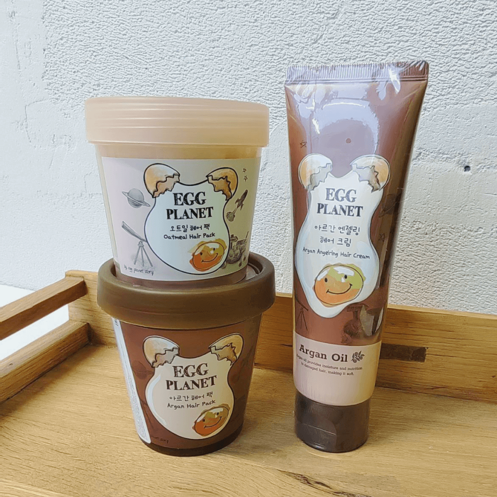 Увлажняющий крем для волос с яичным желтком Daeng Gi Meo Ri Egg Planet Argan Angeling Hair Cream