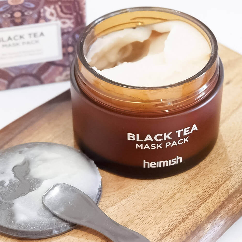 Антиоксидантная маска против отёков Heimish Black Tea Mask Pack
