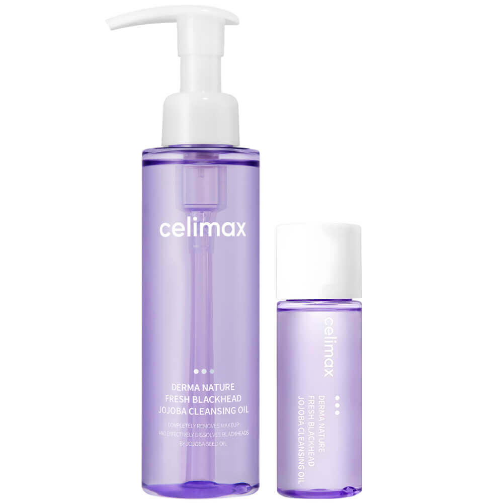 Гидрофильное масло от чёрных точек Celimax Derma Nature Fresh Blackhead Jojoba Cleansing Oil