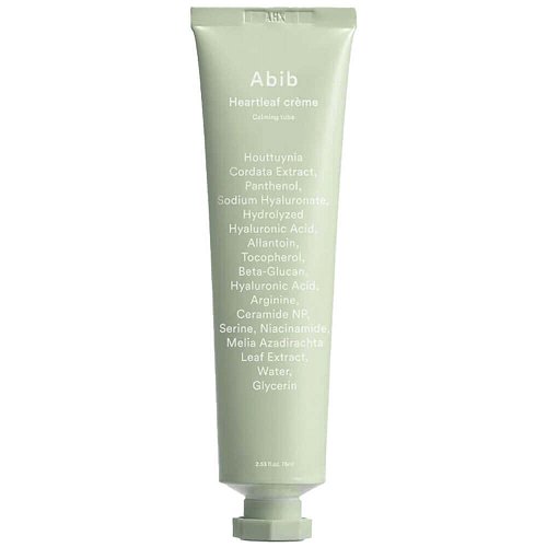 Успокаивающий крем с экстрактом хауттюйнии Abib Heartleaf Creme Calming Tube