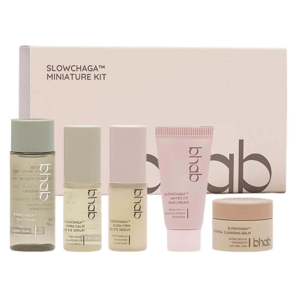Travel-набор уходовых средств с экстрактом гриба чага bhab Slowchaga Miniature Kit