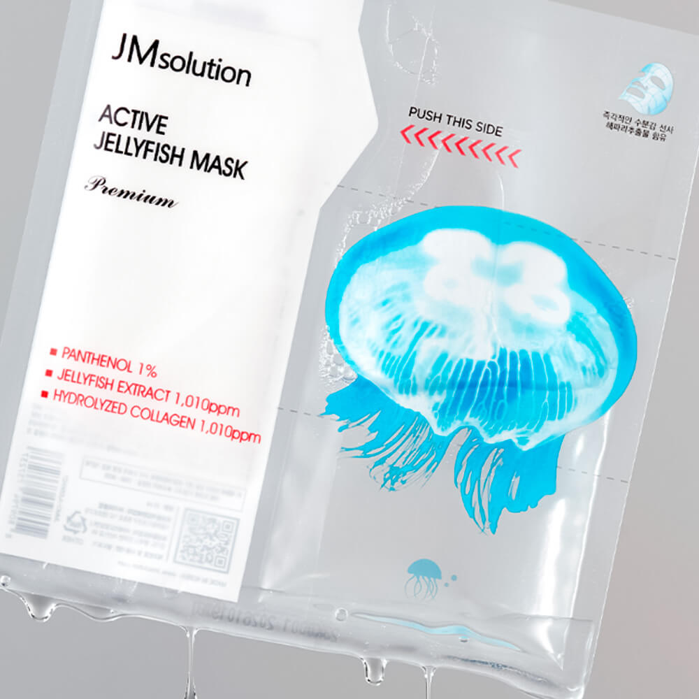 Тканевая маска с экстрактом медузы JMsolution Active Jellyfish Mask Premium