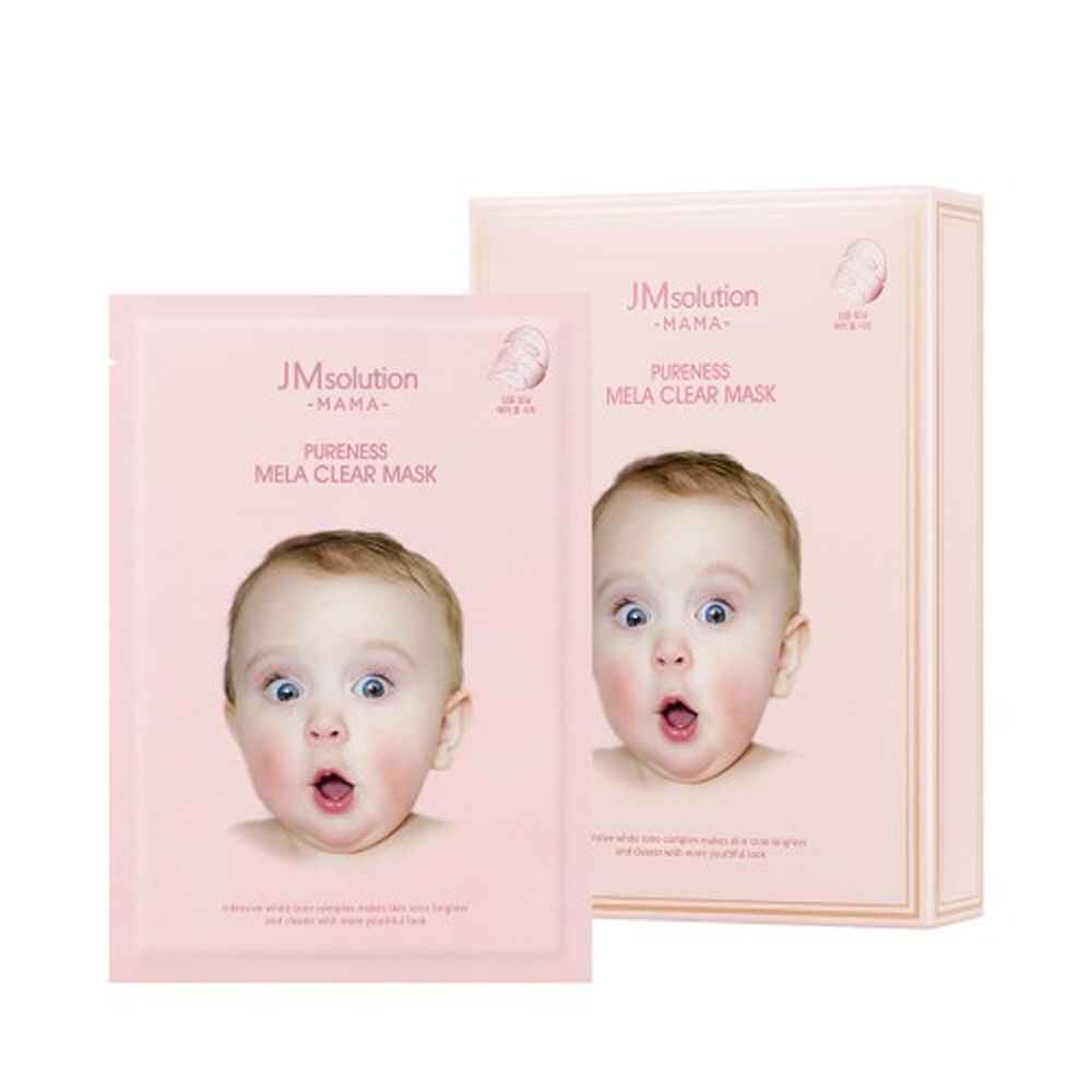 КОРОБКА Осветляющая тканевая маска JMsolution Mama Pureness Mela Clear Mask Plus