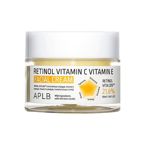 Крем для сияния кожи с ретинолом и витамином С APLB Retinol Vitamin C Vitamin E Facial Cream