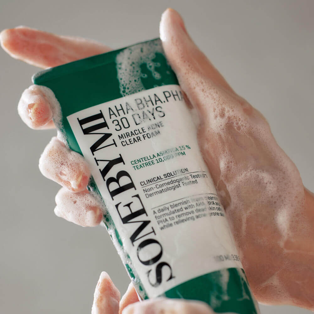 Очищающая пенка для проблемной кожи Some By Mi AHA-BHA-PHA 30 Days Miracle Acne Clear Foam