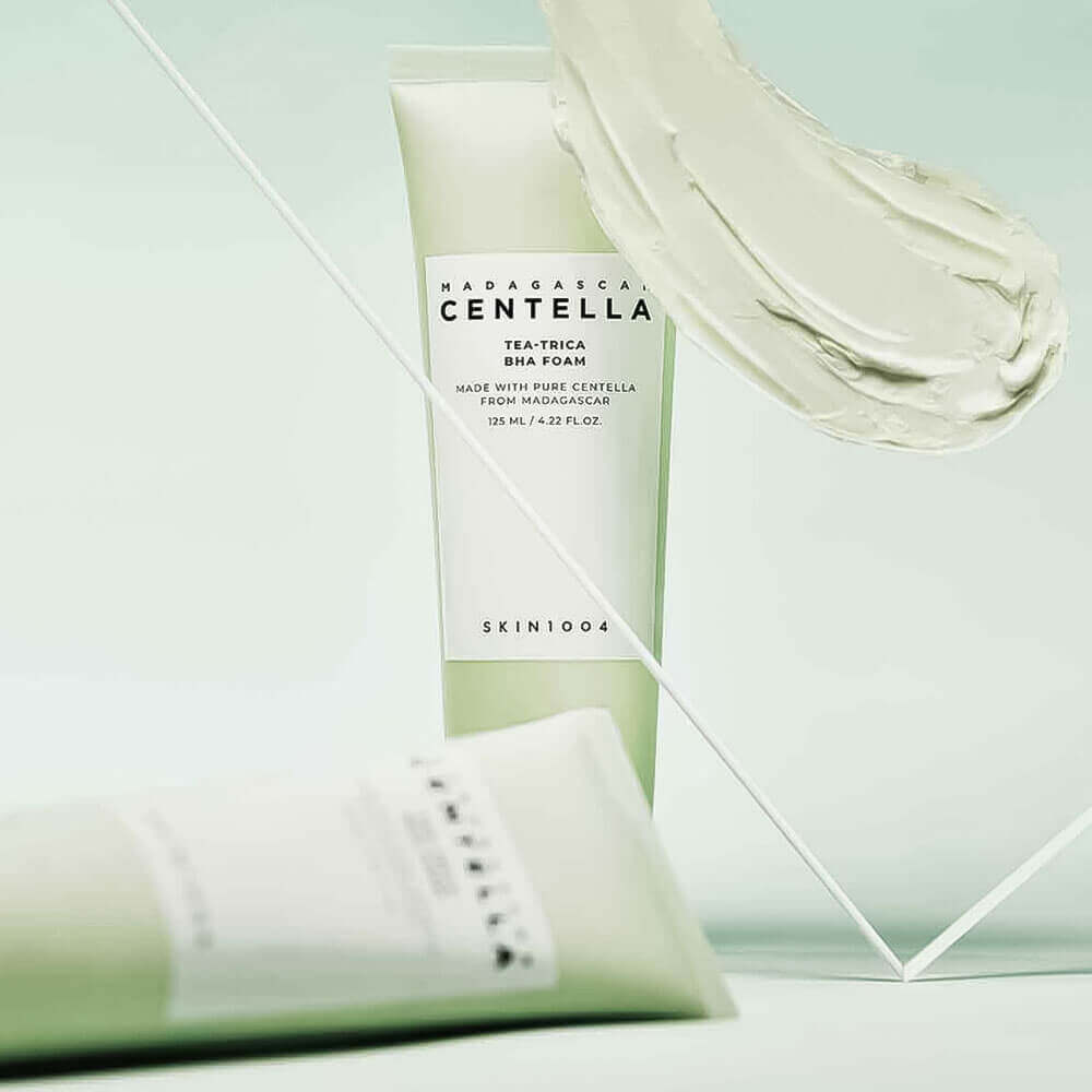 Антибактериальная пенка для умывания SKIN1004 Madagascar Centella Tea-Trica BHA Foam