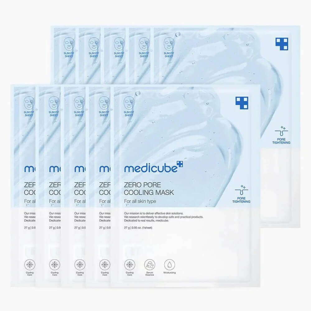 КОРОБКА Охлаждающая тканевая маска для сужения пор medicube Zero Pore Cooling Mask
