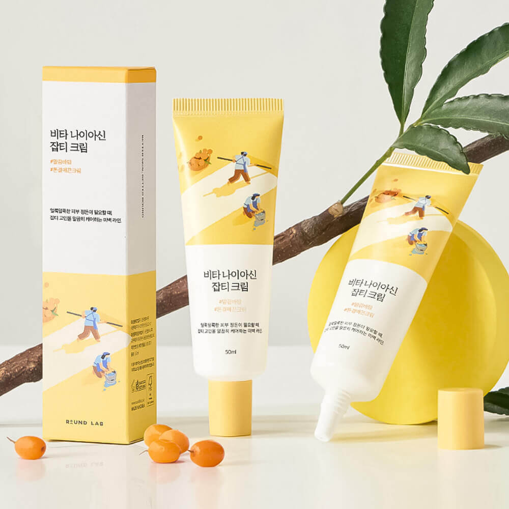 Осветляющий крем с ниацинамидом Round Lab Vita Niacinamide Dark Spot Cream