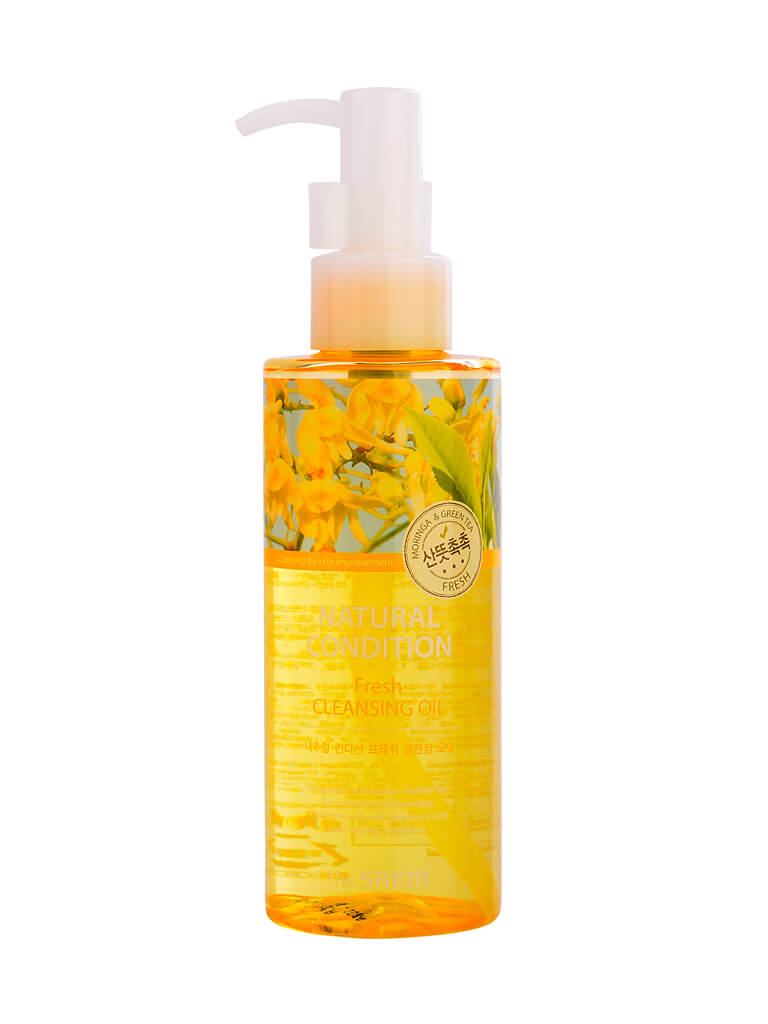 

Гидрофильное масло для жирной кожи The Saem Natural Condition Fresh Cleansing Oil