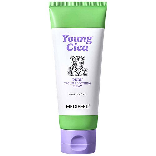 Успокаивающий крем с центеллой и ПДРН MEDIPEEL Young Cica PDRN Trouble Soothing Cream