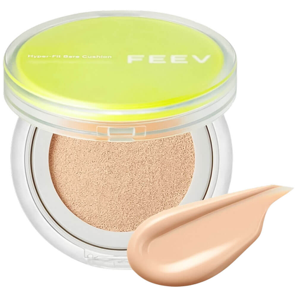 

Стойкий кушон с сияющим финишем FEEV Hyper-Fit Bare Cushion SPF40 PA++ 03 Nude Dew