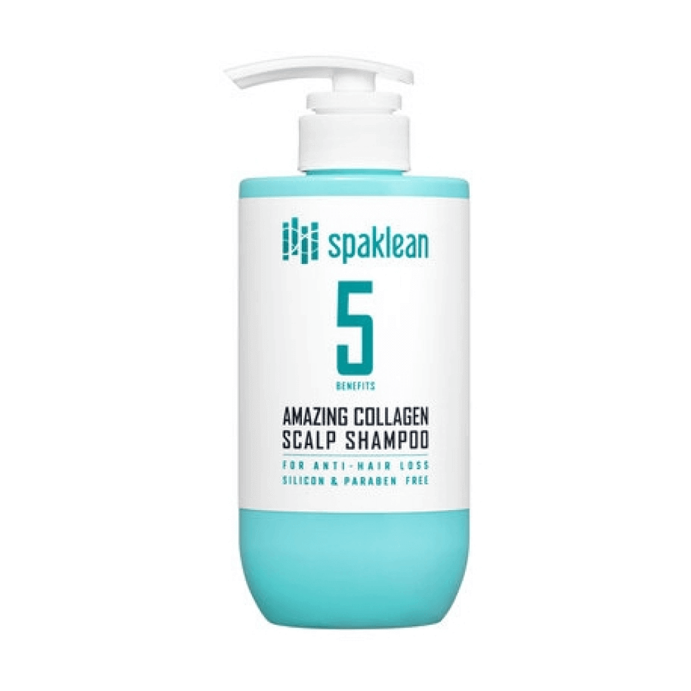 Восстанавливающий шампунь для волос с наноколлагеном Spaklean Amazing Collagen Scalp Shampoo 500 мл