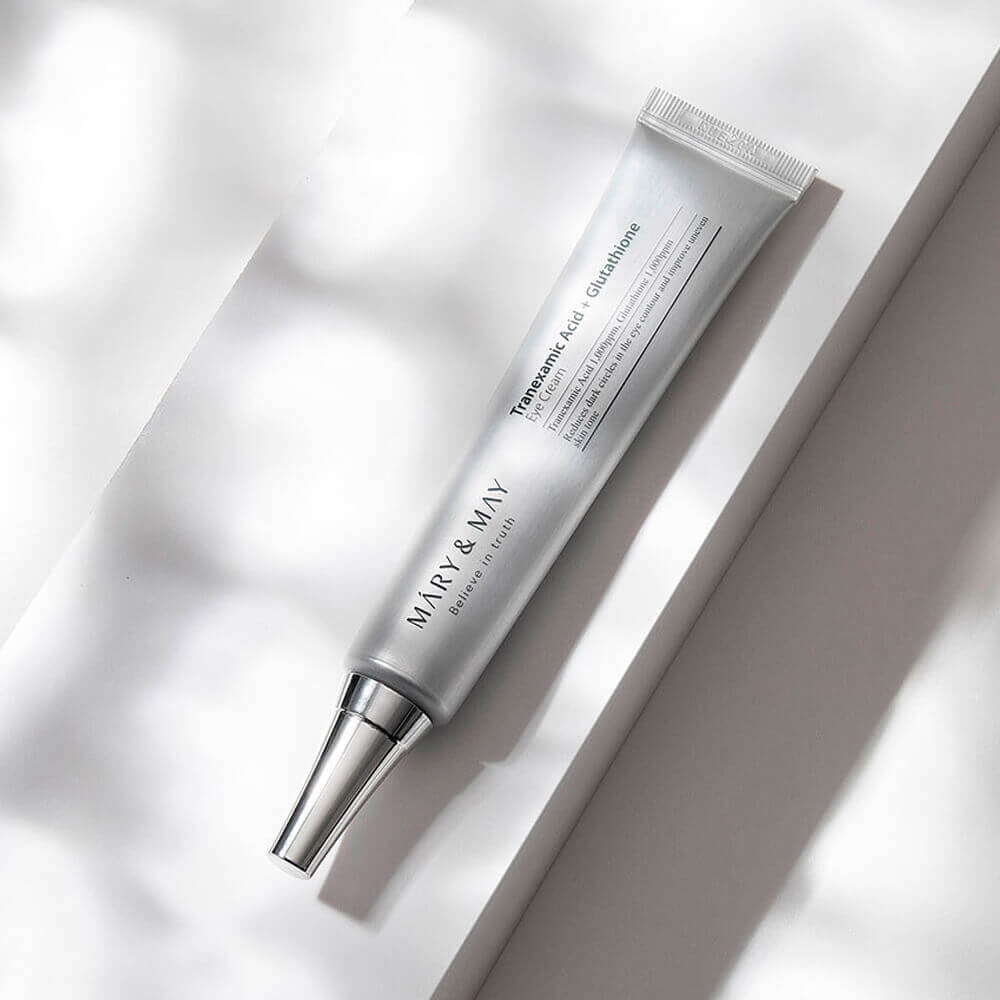 Осветляющий крем для век с транексамовой кислотой Mary&May Tranexamic Acid Glutathion Eye Cream