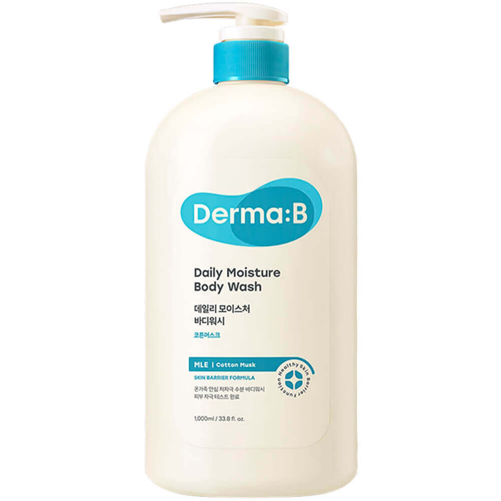 Ламеллярный гель для душа Derma:B Daily Moisture Body Wash Cotton Musk