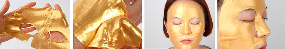 Омолаживающая гидрогелевая маска для лица с 24К золотом Scinic 24K Gold Hydrogel Mask