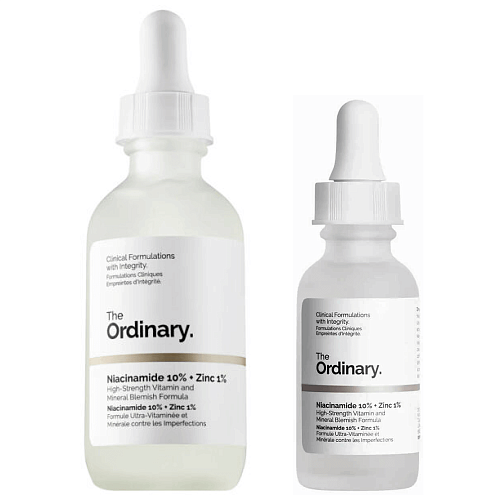 Сыворотка для проблемной кожи с 10% ниацинамида и цинком The Ordinary Niacinamide 10% + Zinc 1%