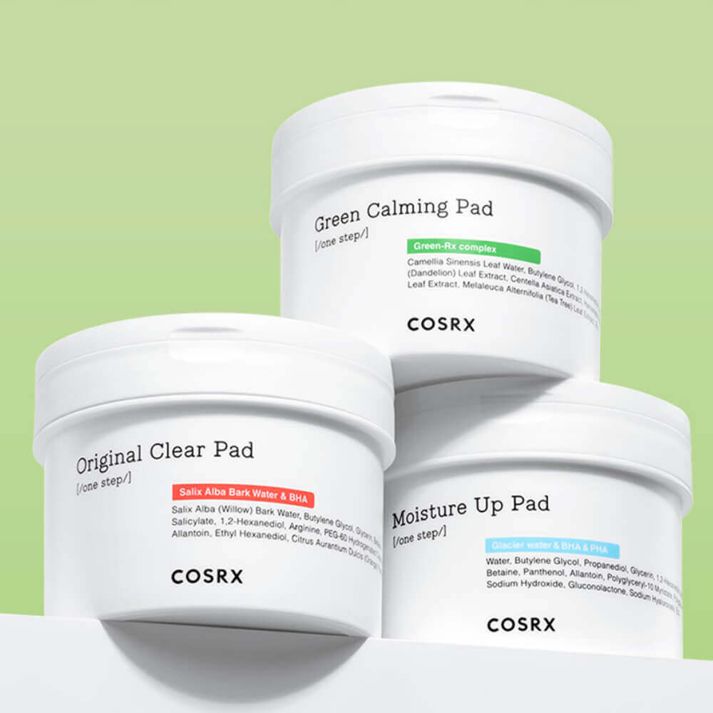 Успокаивающие пэды для чувствительной кожи COSRX Green Calming Pad