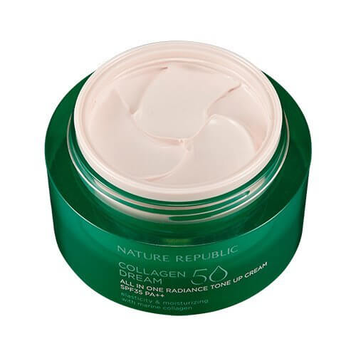 

Коллагеновый крем для лица с тонирующим эффектом Nature Republic Collagen Dream 50 All In One Radiance Tone Up Cream