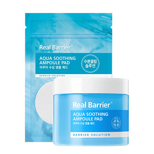 Ампульные пэды для чувствительной кожи Real Barrier Aqua Soothing Ampoule Pad