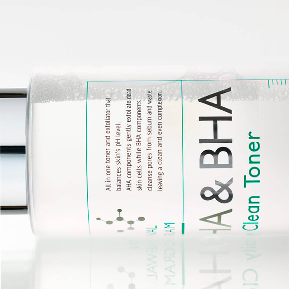 Тоник-пилинг с фруктовыми кислотами Mizon AHA & BHA Daily Clean Toner