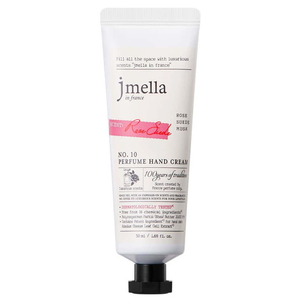 Парфюмированный крем для рук с маслом ши 10 Jmella In France Rose Suede Perfume Hand Cream