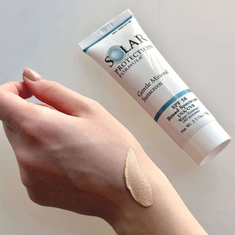 Минеральный солнцезащитный крем для чувствительной кожи TIZO Solar Protection Formula SPF58