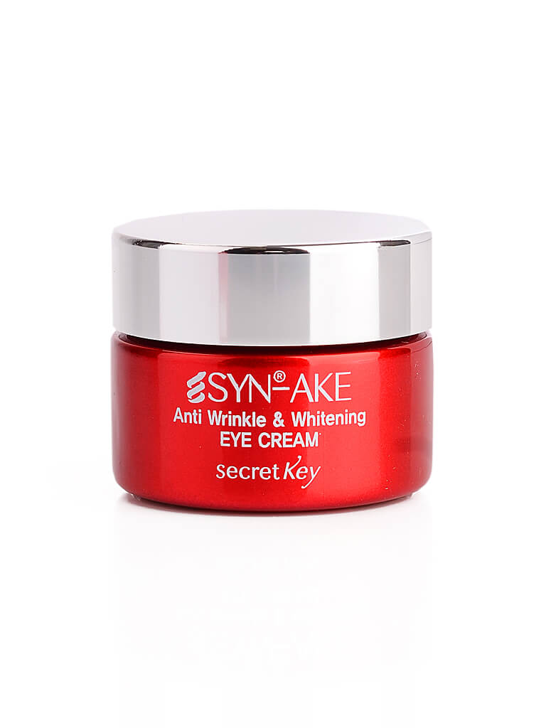 Антивозрастной пептидный  крем для век Secret Key Syn-Ake Anti Wrinkle Whitening Eye Cream