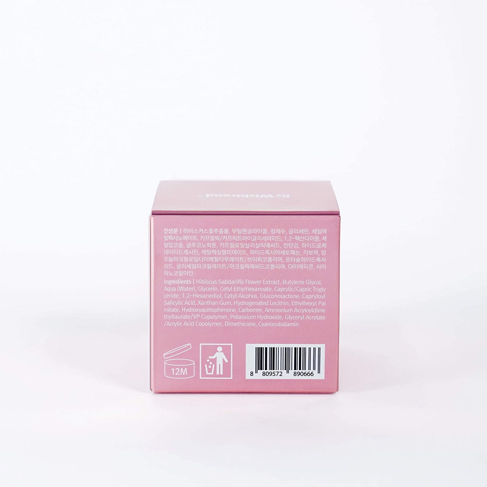 Антиоксидантный крем с LHA-кислотой By Wishtrend Acid-Duo Hibiscus 63 Cream