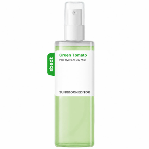 Увлажняющий мист для сужения пор Sungboon Editor Green Tomato Pore Hydra All Day Mist