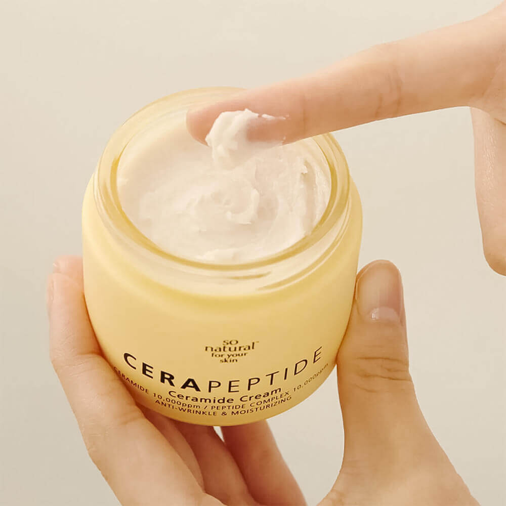 Омолаживающий крем с пептидами и церамидами So Natural Cera Peptide Cream