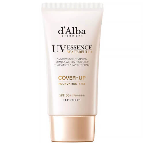 Солнцезащитный крем с бежевым подтоном d'Alba Waterfull Tone-Up Sun Cream Cover Beige SPF PA++++
