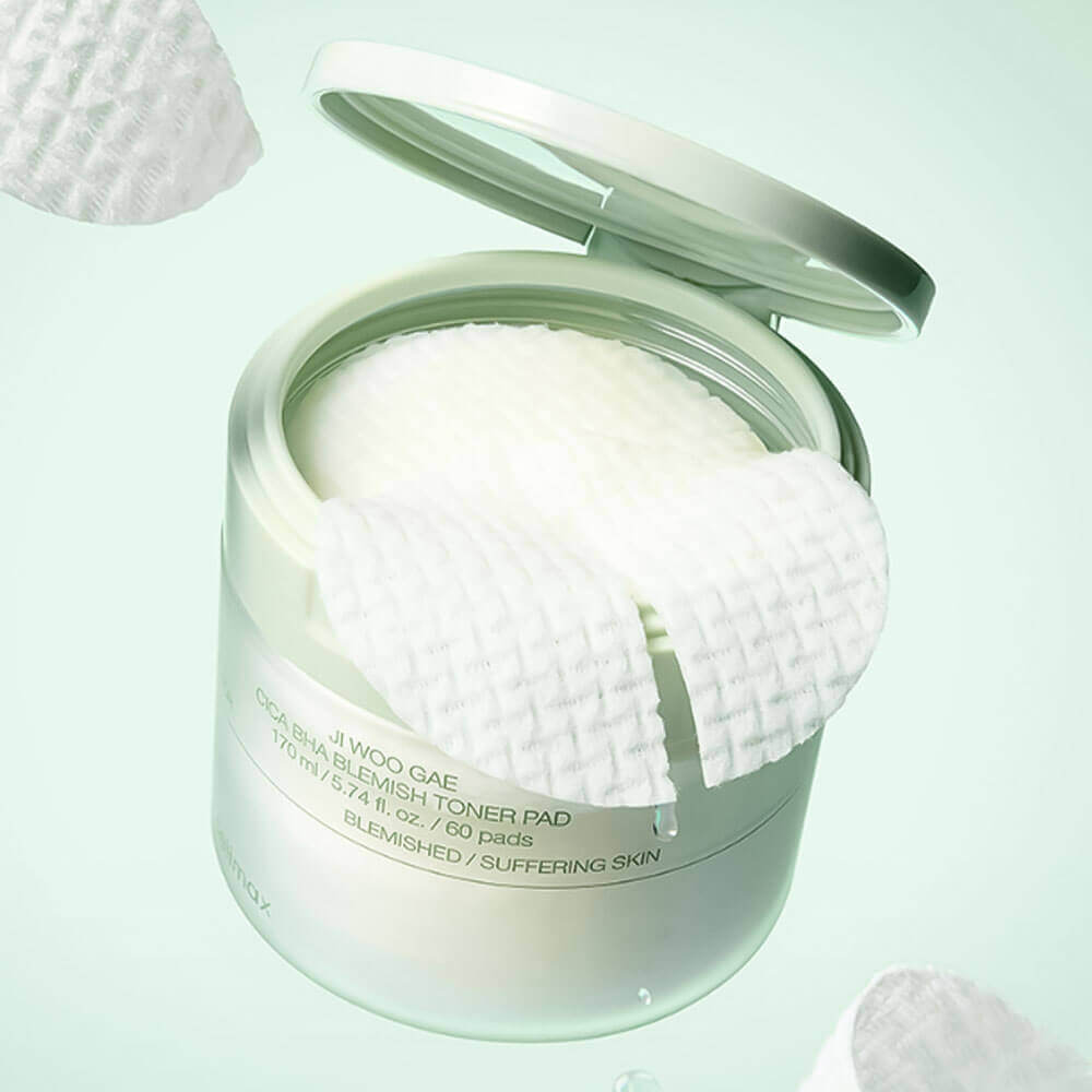 Пилинг-пэды от воспалений Celimax Ji Woo Gae Cica BHA Blemish Toner Pad