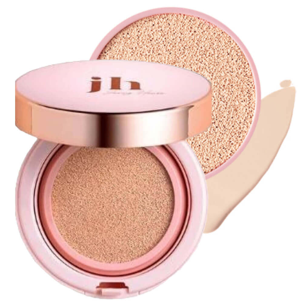 Стойкий увлажняющий кушон с рефилом Jennyhouse Ultra Fit Serum Cushion SPF50+ - 23 тон