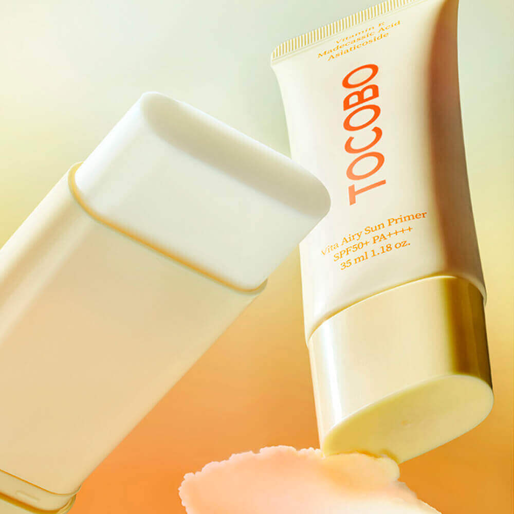 Солнцезащитный праймер для сужения пор Tocobo Vita Airy Sun Primer SPF50+ PA++++