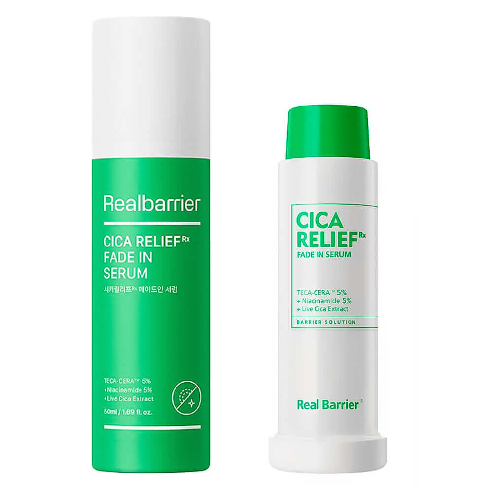 Лёгкая барьерная сыворотка с липосомами Real Barrier Cica Relief Fade In Serum